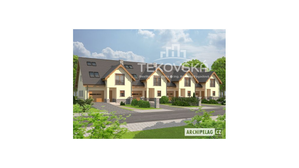 Pozemok na výstavbu rod. domov - bytovky