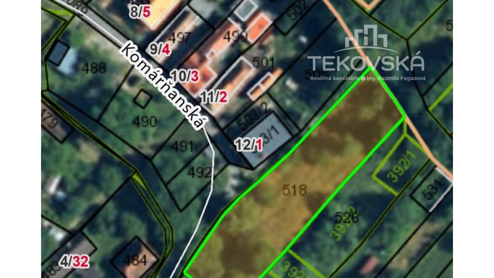 Na predaj pozemok Tekovské Nemce